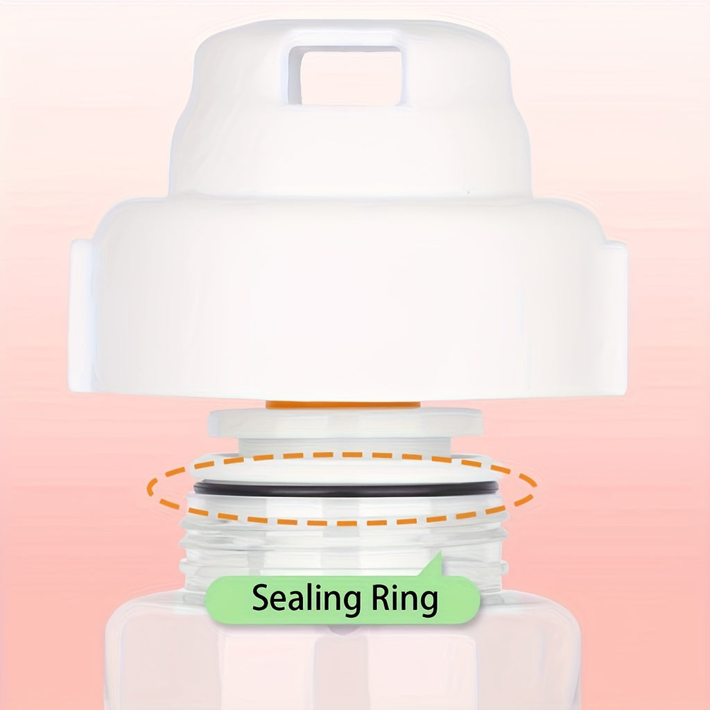 Close-up of the leak-proof sealing ring on the JMA portable dog water bottle
