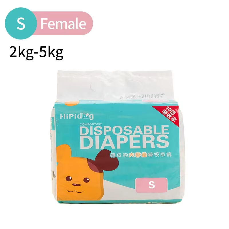 JMA Pet Goods female disposable dog diapers size S for dogs 2 to 5 kg