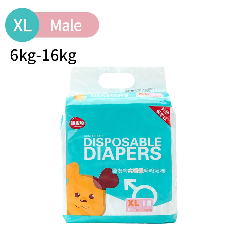 JMA Pet Goods male disposable dog wraps size XL for dogs 6 to 16 kg
