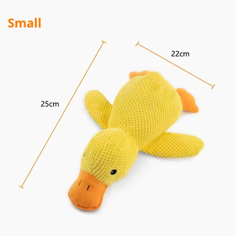 JMA Pet Goods plush duck dog toy in size Small, 9.8 x 8.6 in (25 x 22 cm)