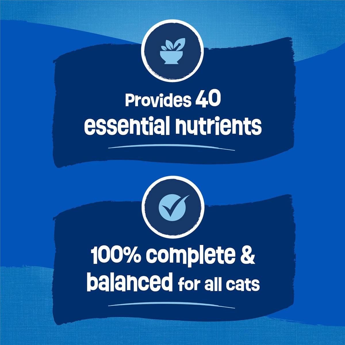 JMA Pet Goods Friskies Seafood Sensations provides 40 essential nutrients, 100% complete and balanced for all cats